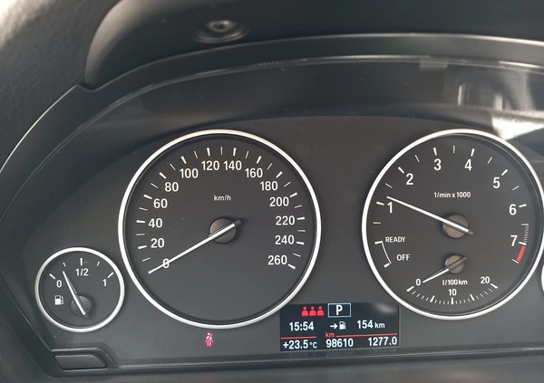 BMW Seria 3 cena 75500 przebieg: 98000, rok produkcji 2018 z Warszawa małe 37